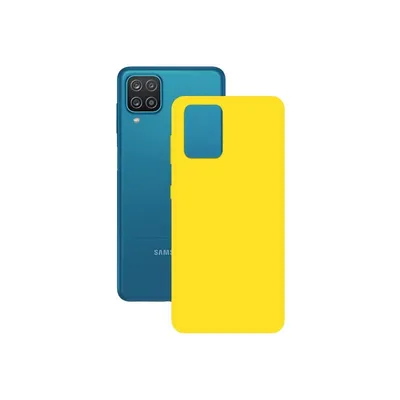 Ksix Gelbe Seidenhülle für Samsung Galaxy A12