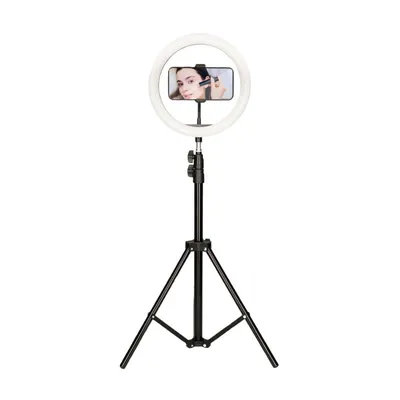 Ksix Kit Studio Live Max LED-Ring mit Bodenstativ 1,60 cm für Smartphone