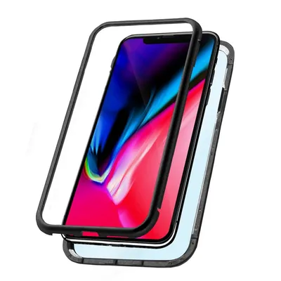 Ksix Magnetic Case Schwarz für iPhone XR