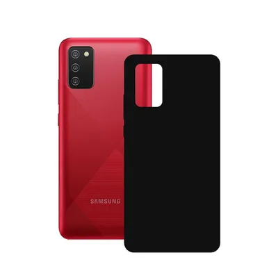 Ksix Schwarze Seidenhülle für Samsung Galaxy A02S