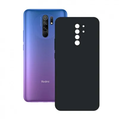 Ksix Schwarze Seidenhülle für Xiaomi Redmi 9