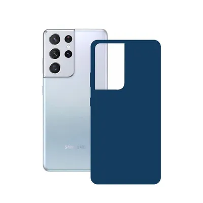 Ksix Silk Blue Case für Samsung Galaxy S21 Ultra 5G