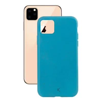 Ksix Silk Umweltfreundliche blaue Hülle für iPhone 11