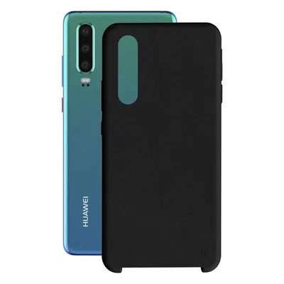 Ksix Soft Silicone Black für Huawei P30