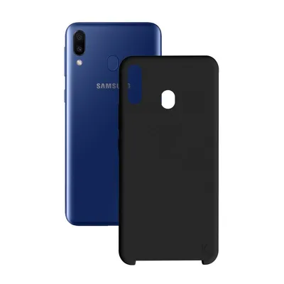 Ksix Soft Silicone Black für Samsung Galaxy M20
