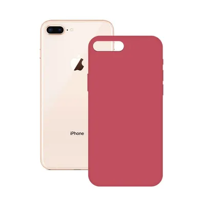 Ksix Soft Silicone Fuchsia für iPhone 7/8/SE 2020