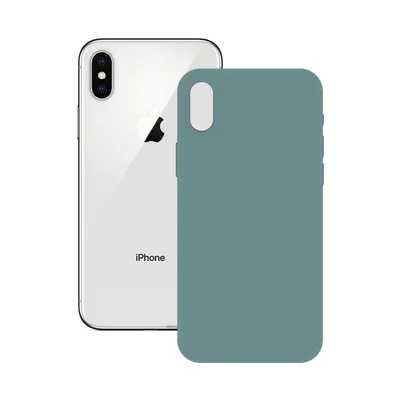 Ksix Soft Silicone Green für iPhone X/XS