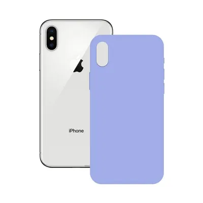 Ksix Soft Silicone Lavender für iPhone X/XS