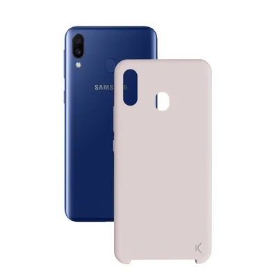 Ksix Soft Silicone Pink für Samsung Galaxy M20