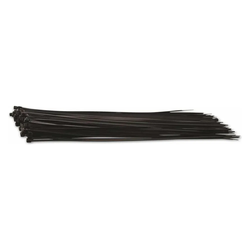 KSS Kabelbinder-Sortiment Polyamid 6.6, schwarz, 330x3,6, UV-beständig, 100 Stück
