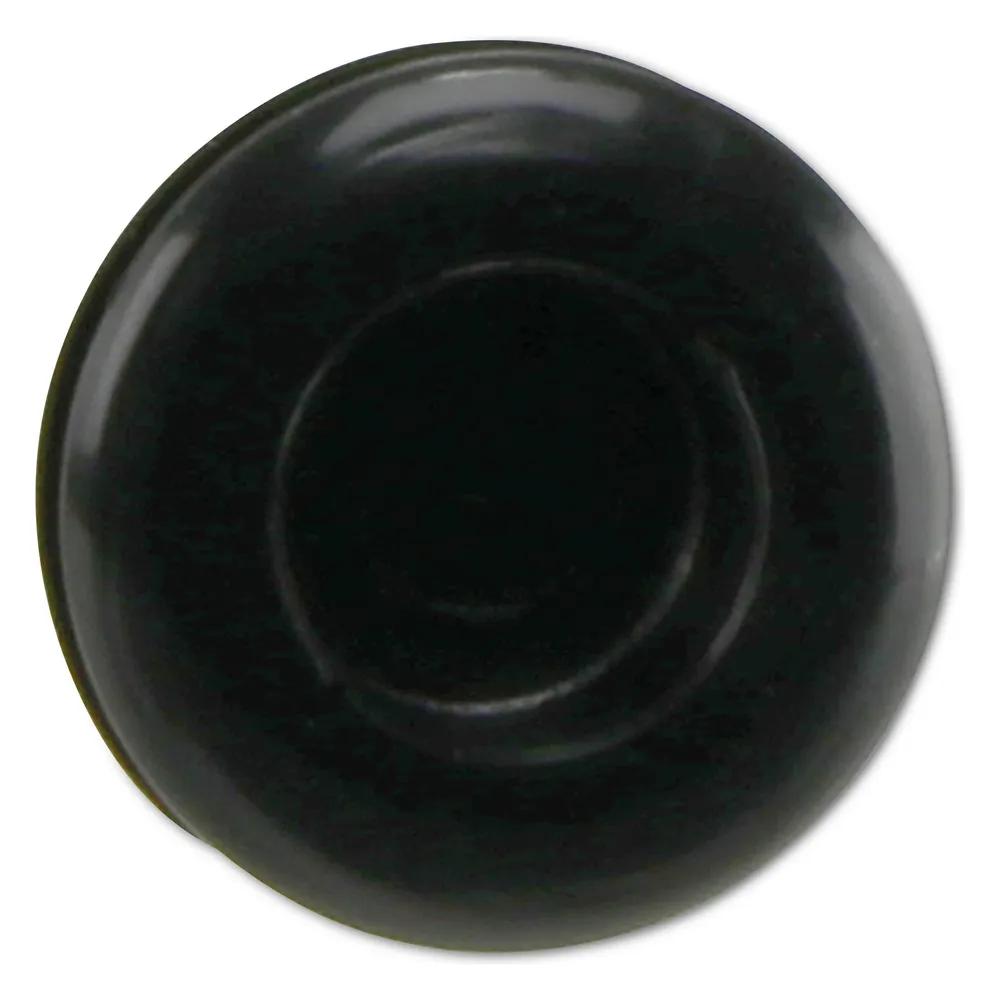 KSS Kabeldurchführungstülle PVC, schwarz, Plattenstärke 3,4, Loch-Ø 10,5, geschlossen, 1 Stück
