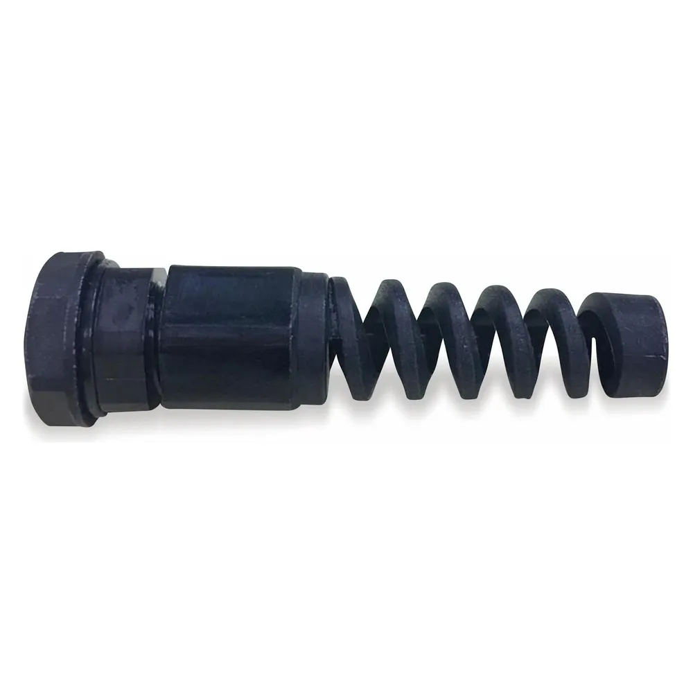 KSS Kabelverschraubung, M12, schwarz, 3 bis 6,5, Knickschutz