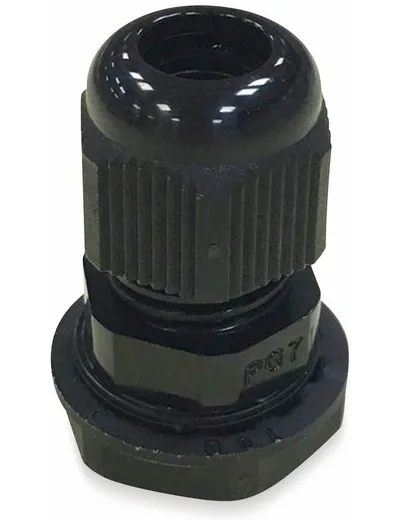 KSS Kabelverschraubung, PG-21, schwarz, IP68, 13 bis 18