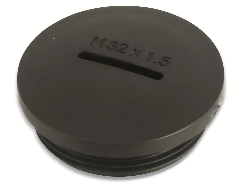 KSS Verschlussschraube, metrisch, M32, schwarz