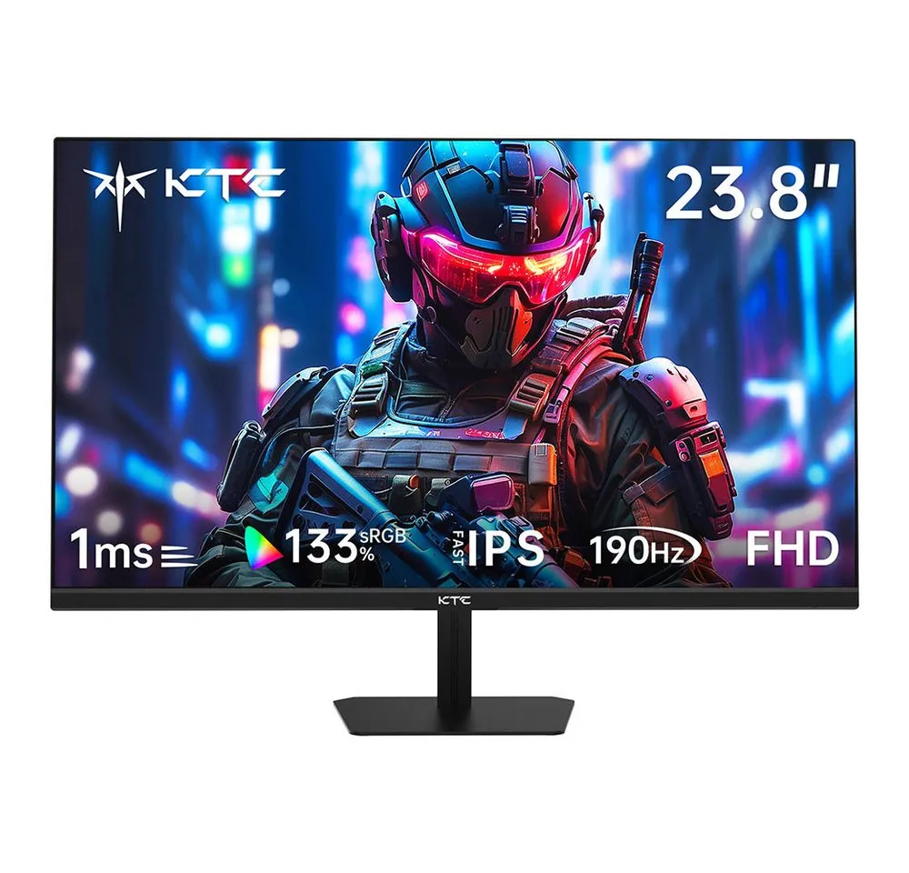 KTC H24F8 190Hz Gaming-Monitor (1920 x 1080 px, FHD, 1 ms Reaktionszeit, 190 Hz, 1ms, 190Hz, HDR 10 Support, FHD, Niedriges blaues Licht,1920 x 1080)