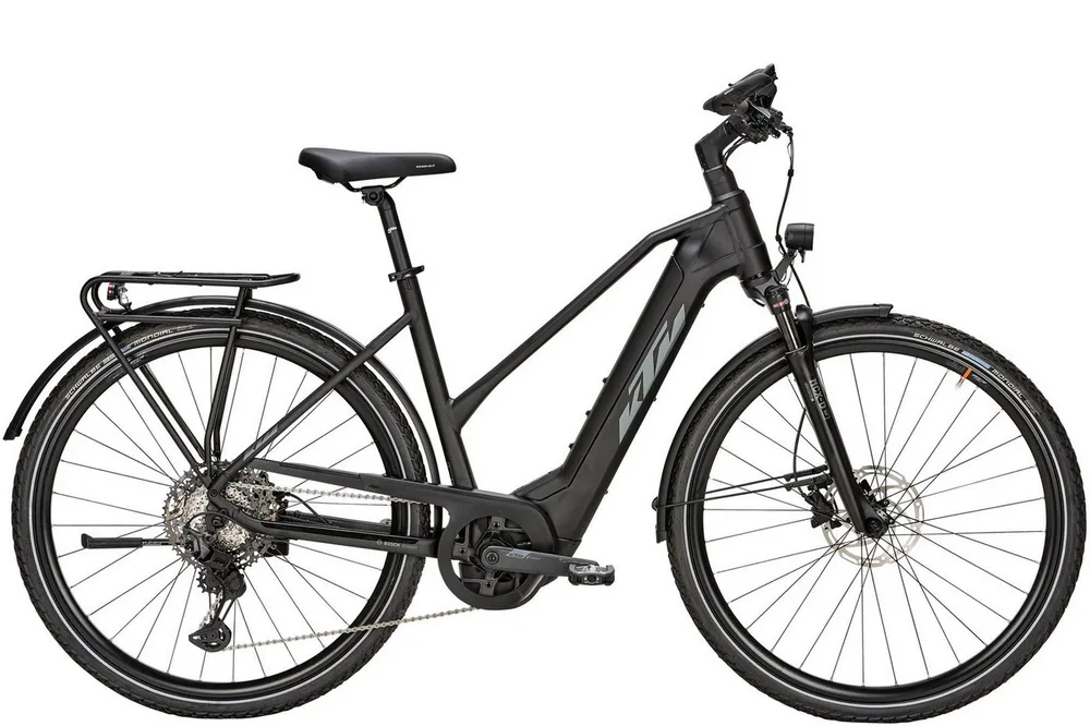 KTM E-Bike KTM Macina Power Sport 11 Plus 750 Wh Damen Tr. schwarz 2024, 11 Gang Shimano Deore XT M8130-11 LG shadow+, Kettenschaltung, Bosch Performance Line CX smart System, 750 Wh