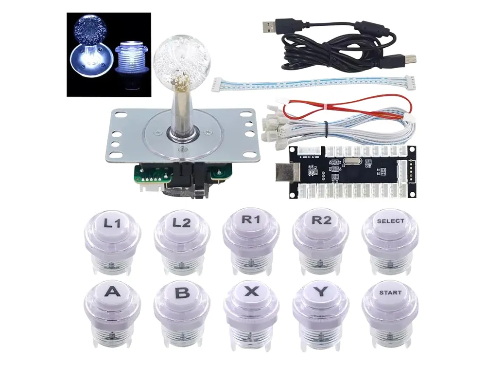 KUBII LED Joystick-Kit, kompatibel mit Raspberry Pi, weiß, ODLED-WH