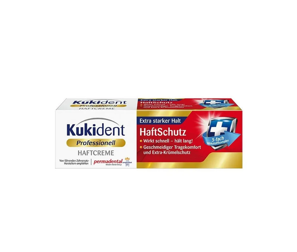 Kukident Zahnpflege-Set Haftcreme, 1-tlg., 40 g, Extra starker Halt