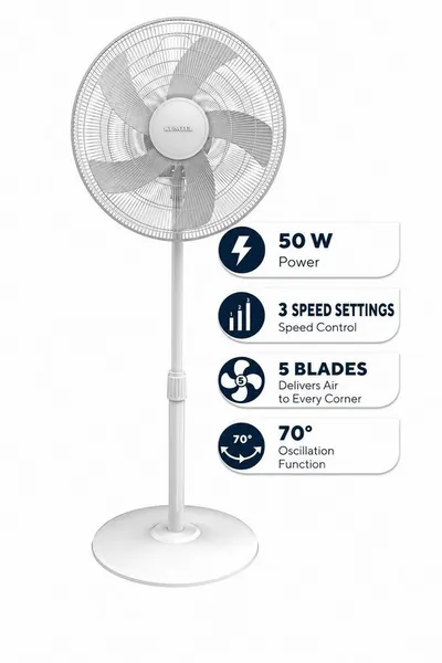 KUMTEL Standventilator KTF-350