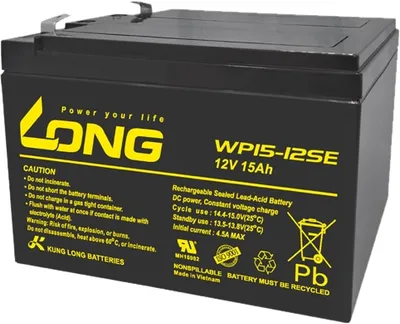 KUNG LONG Blei-Akkumulator WP15-12SE-M, 12 V- / 15 Ah