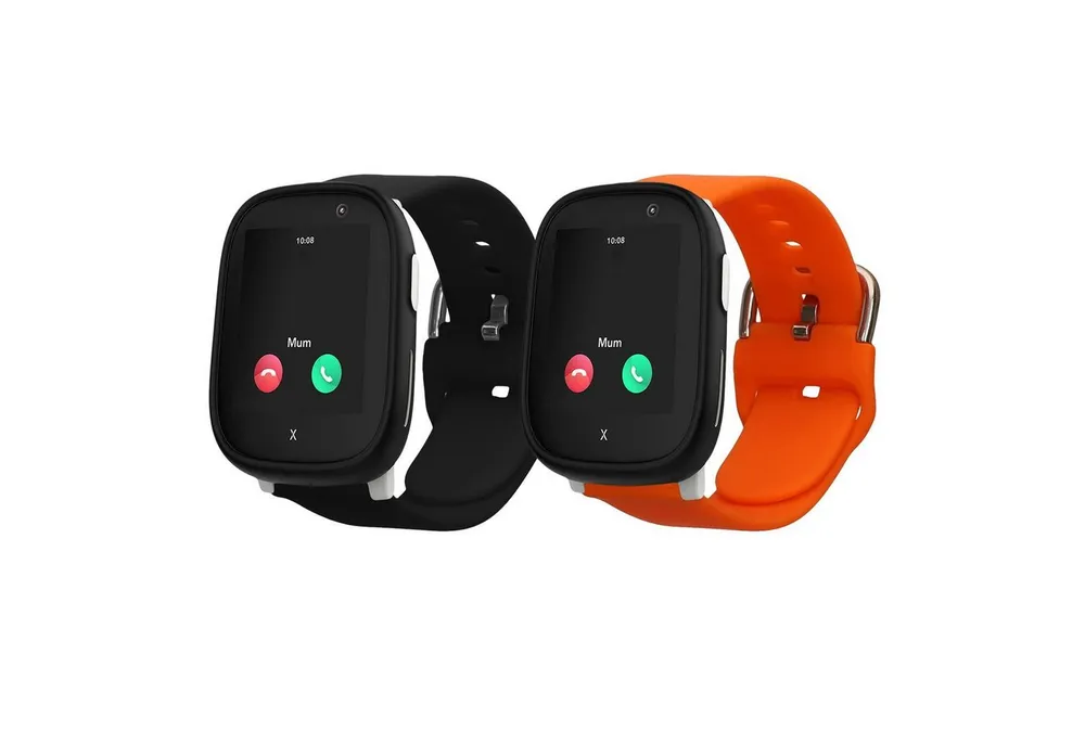 kwmobile 2x Band für Xplora X6 Play Smartwatch, 2-tlg., Silikon Fitnesstracker Ersatz Sportarmband - Größe S