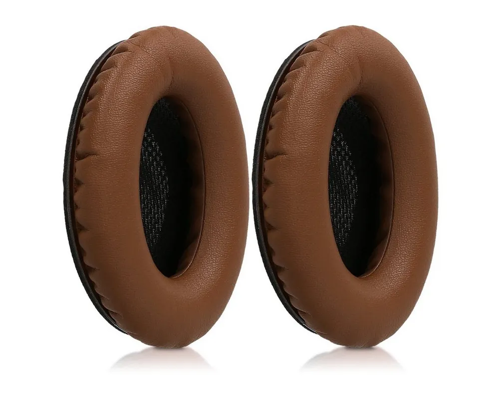 kwmobile 2x Ohr Polster für Bose Quietcomfort 35 35II 25 15 / QC35etc. Ohrpolster (Ohrpolster Kopfhörer - Kunstleder Polster für Over Ear Headphones)