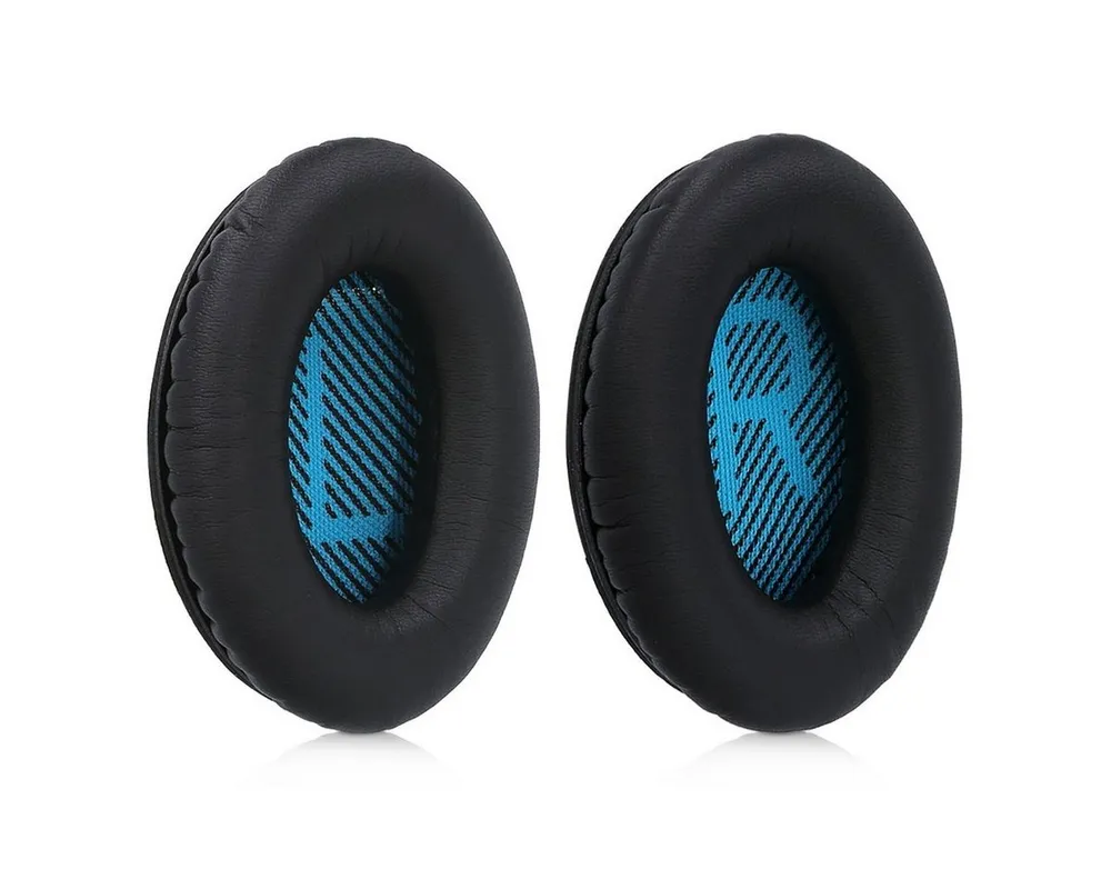 kwmobile 2x Ohr Polster für Bose Soundlink Around-Ear Wireless II Ohrpolster (Ohrpolster Kopfhörer - Kunstleder Polster für Over Ear Headphones)
