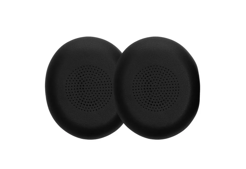 kwmobile 2x Ohr Polster für Jabra Evolve 2 65 / Evolve 65 SE Ohrpolster (Ohrpolster Kopfhörer - Kunstleder Polster für Over Ear Headphones)