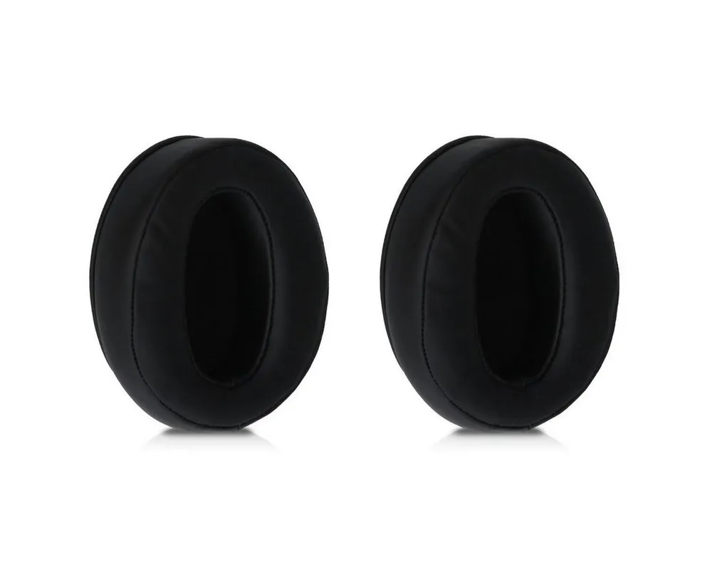kwmobile 2x Ohr Polster für Sennheiser HD450BT / HD350BT Ohrpolster (Ohrpolster Kopfhörer - Kunstleder Polster für Over Ear Headphones)