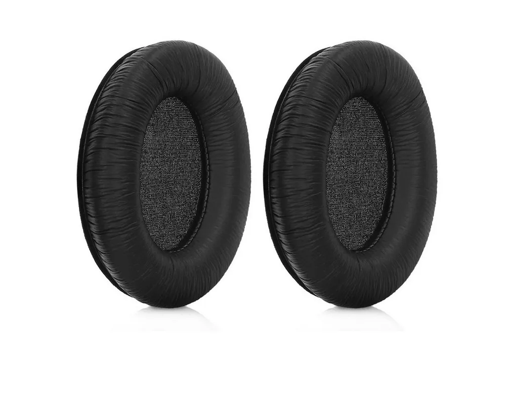 kwmobile 2x Ohr Polster für Sennheiser HD201 / HD206 / HD180 / HD200 Pro Kopfhörer (Ohrpolster Kopfhörer - Kunstleder Polster für Over Ear Headphones)