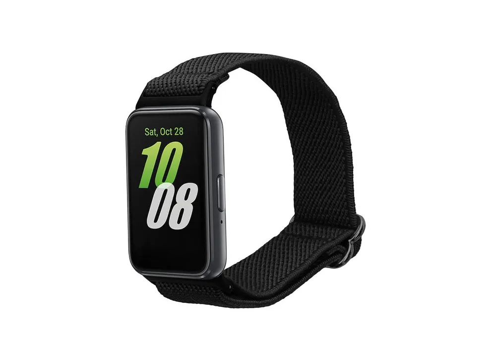 kwmobile Armband für Samsung Galaxy Fit 3 Smartwatch, 1-tlg., Nylon Fitnesstracker Sportarmband Band - Innenmaße von 14 - 22 cm