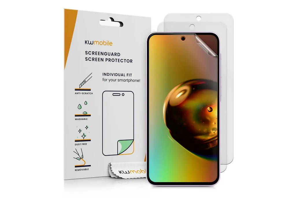 kwmobile Displayschutzfolie 3x Folie matt für Samsung Galaxy A56 5G, 3 Stück, Schutzfolie Anti-Fingerabdruck Displayschutz Displayfolie entspiegelt