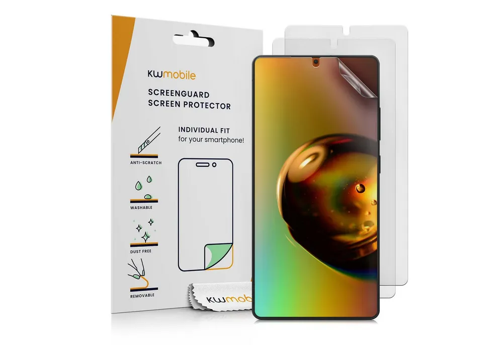 kwmobile Displayschutzfolie 3x Folie matt für Samsung Galaxy S25 Ultra, 3 Stück, Schutzfolie Anti-Fingerabdruck Displayschutz Displayfolie entspiegelt