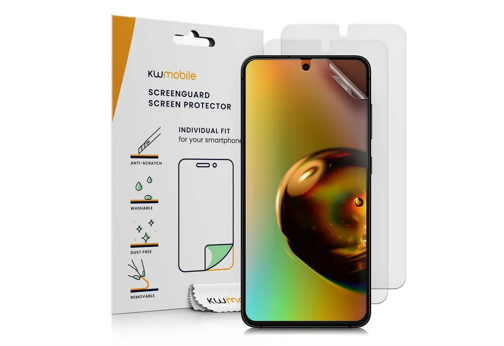 kwmobile Displayschutzfolie 3x Folie matt für Samsung Galaxy S21 FE, 3 Stück, Schutzfolie Anti-Fingerabdruck Displayschutz Displayfolie entspiegelt