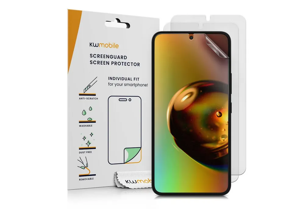 kwmobile Displayschutzfolie 3x Folie matt für Samsung Galaxy S22, 3 Stück, Schutzfolie Anti-Fingerabdruck Displayschutz Displayfolie entspiegelt