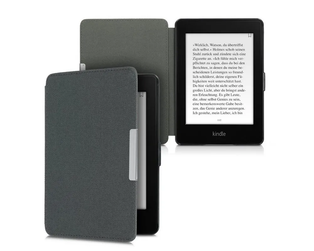kwmobile E-Reader-Hülle Hülle für Amazon Kindle Paperwhite, Nylon eReader Schutzhülle Cover Case (für Modelle bis 2017)