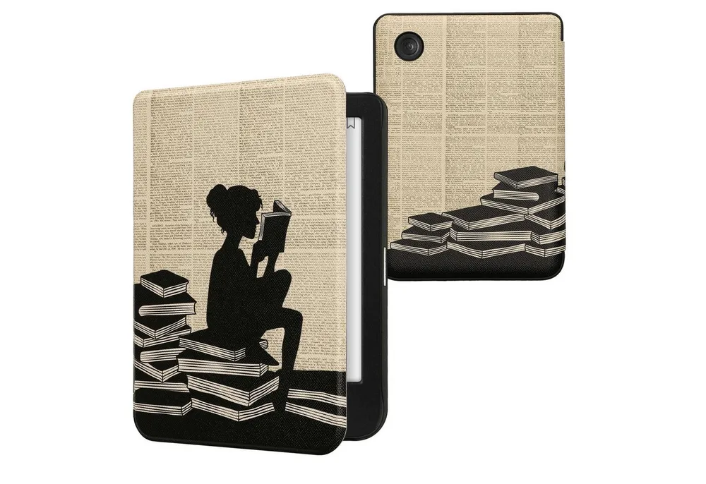 kwmobile E-Reader-Hülle Klapphülle für Kobo Clara BW / Clara Colour / Tolino Shine (5) / Shine, Hülle eReader