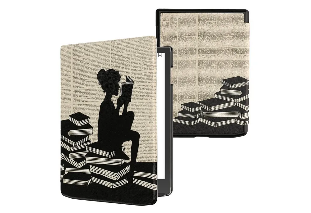 kwmobile E-Reader-Hülle Klapphülle für Pocketbook InkPad 4 / Color 3 / Color 2 / Vivlio InkPad, Hülle eReader