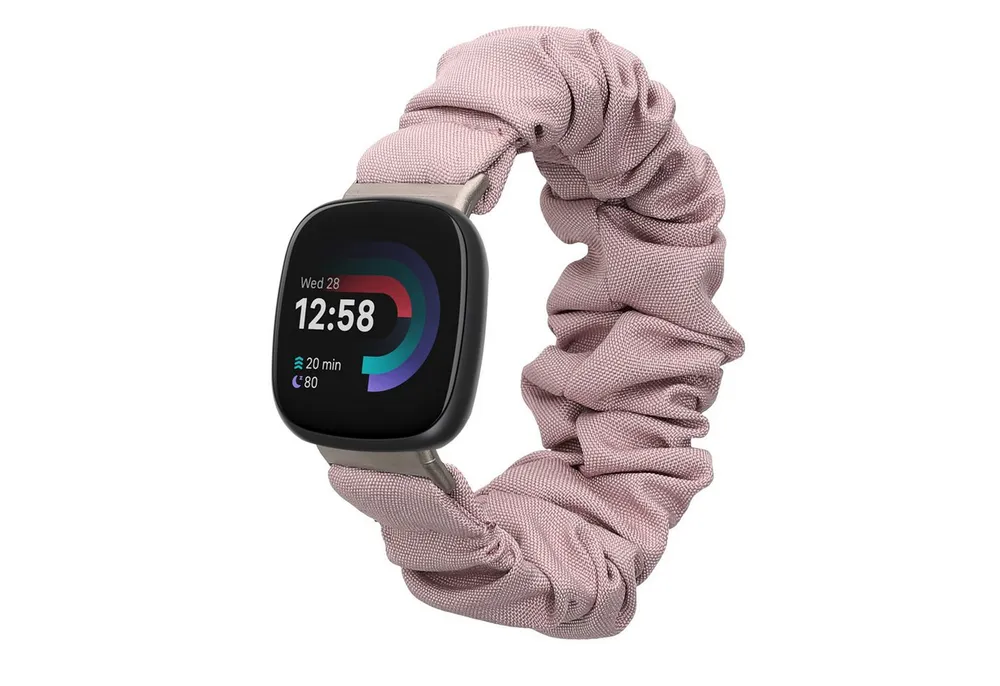 kwmobile Ersatz Bügelpolster für Fitbit Versa 4 / Sense 2 / Versa 3 / Sense Smartwatch, 1-tlg., mit Kunstleder Polster