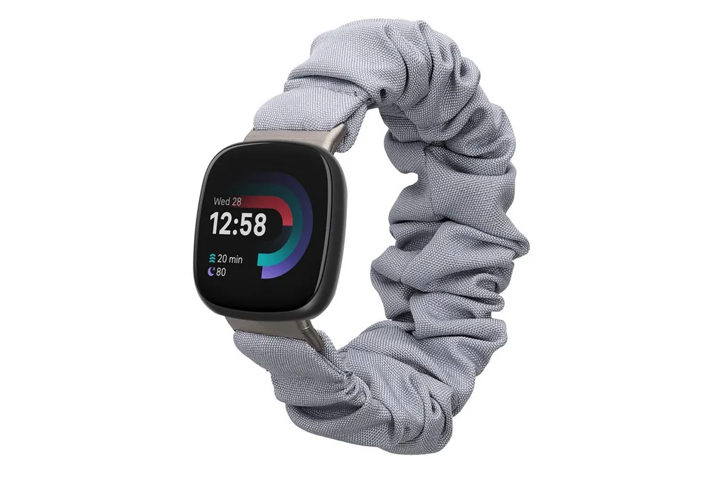 kwmobile Ersatz Bügelpolster für Fitbit Versa 4 / Sense 2 / Versa 3 / Sense Smartwatch, 1-tlg., mit Kunstleder Polster