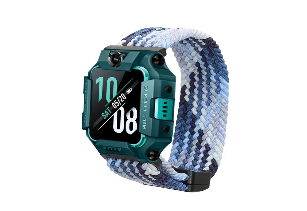 kwmobile Ersatzarmband für imoo Watch Phone Z1 / Z7 / Z6 Armband Smartwatch, 1-tlg., Nylonarmband mit Magnetverschluss - Dunkelblau