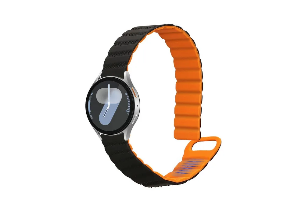 kwmobile Ersatzarmband für Samsung Galaxy Watch 4 / 5 / 6 Galaxy Watch 7 / FE Smartwatch, 1-tlg., Fitnesstracker Silikon Band mit Magnetverschluss