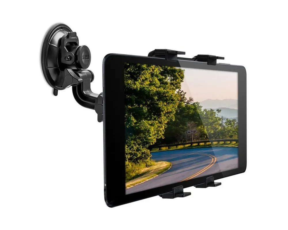 kwmobile Halterung KFZ Scheiben Tablet Halterung, (1-tlg., mit Saugnapf - verstellbar - Auto Windschutzscheiben Halter - 11)