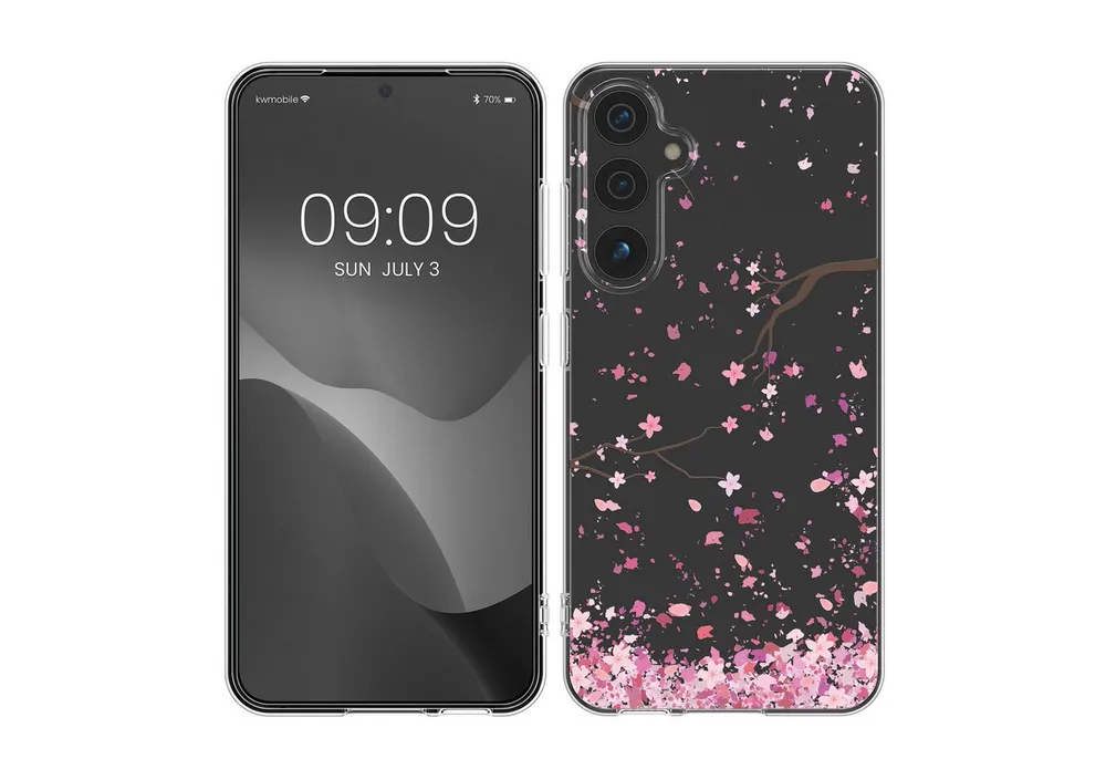 kwmobile Handyhülle Case für Samsung Galaxy A55 5G, Hülle Silikon transparent - Silikonhülle