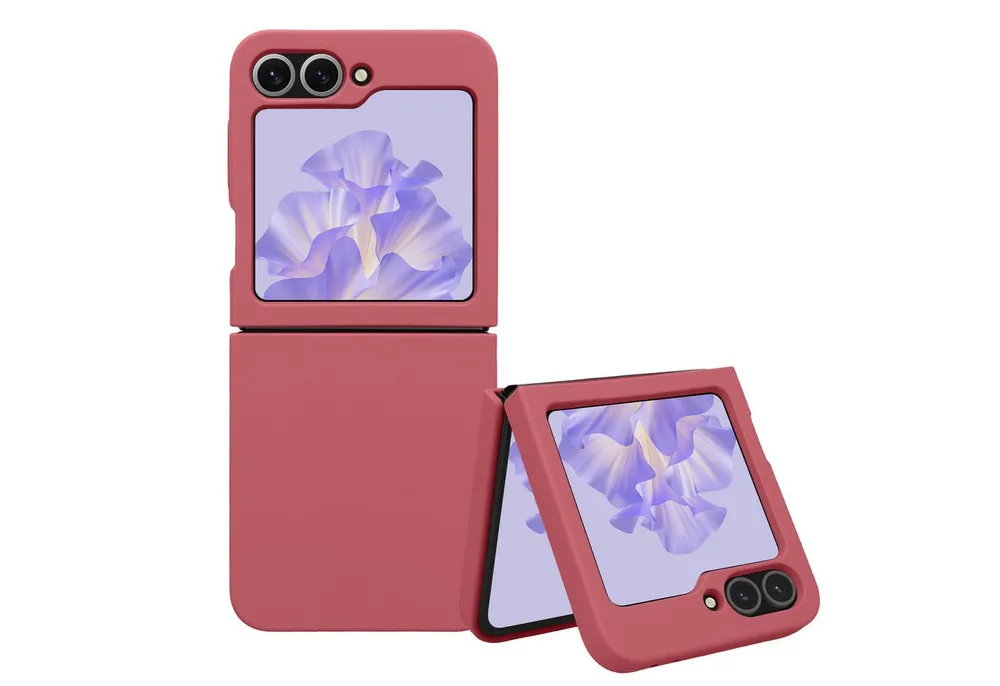 kwmobile Handyhülle Flip Soft Case für Samsung Galaxy Z Flip6 Hülle, Silikon Cover für Foldable Handy Handyhülle
