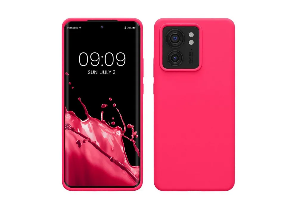 kwmobile Handyhülle Handyhülle für Motorola Edge 40 Hülle, Weiches Handy Silikon Case - Schutzhülle Cover
