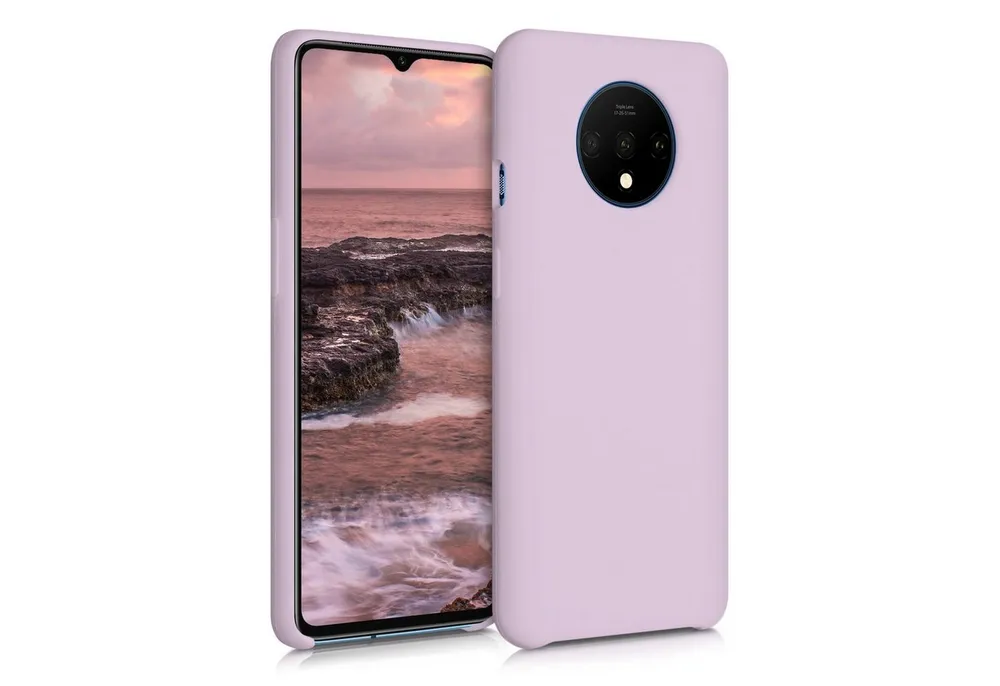 kwmobile Handyhülle Handyhülle für OnePlus 7T Hülle, Weiches Handy Silikon Case - Schutzhülle Cover