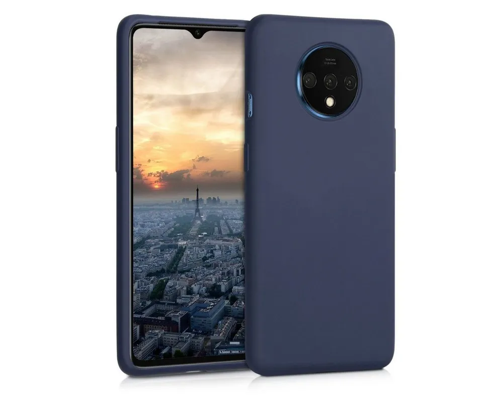 kwmobile Handyhülle Handyhülle für OnePlus 7T Hülle, Weiches Handy Silikon Case - Schutzhülle Cover