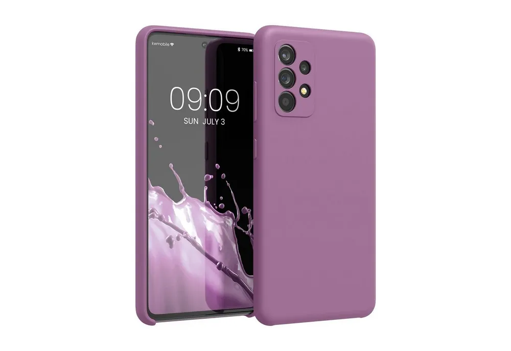 kwmobile Handyhülle Handyhülle für Samsung Galaxy A52 / A52 5G / A52s 5G Hülle, Weiches Handy Silikon Case - Schutzhülle Cover