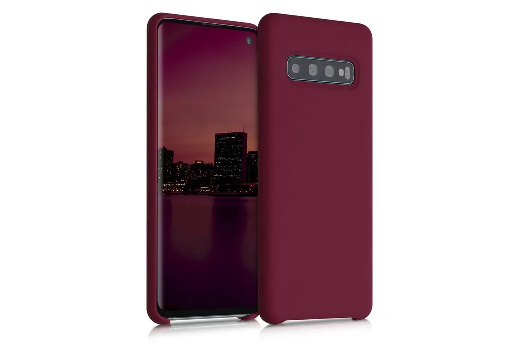 kwmobile Handyhülle Handyhülle für Samsung Galaxy S10 Hülle, Weiches Handy Silikon Case - Schutzhülle Cover